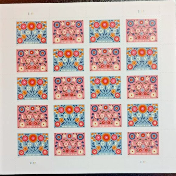 2022 USPS Forever Love Stamps 1000 stamps - Picture 4 of 4